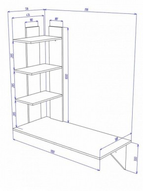 Стол компьютерный Домино Cross СтТ5 в Салехарде - salekhard.mebel24.online | фото 2