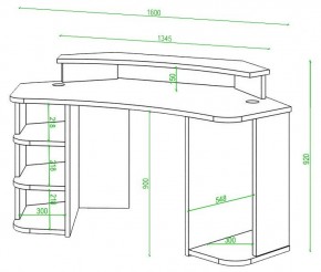 Стол компьютерный Домино Lite СК-160 в Салехарде - salekhard.mebel24.online | фото 2