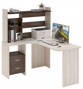 Стол компьютерный Домино Lite СКЛ-Угл130+НКЛ-120 в Салехарде - salekhard.mebel24.online | фото 2