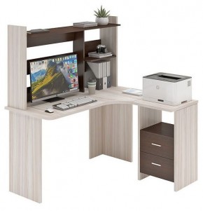 Стол компьютерный Домино Lite СКЛ-Угл130+НКЛ-130 в Салехарде - salekhard.mebel24.online | фото 2
