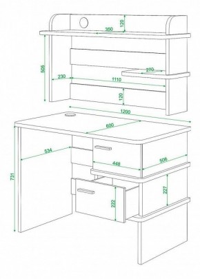 Стол компьютерный Домино нельсон СД-15 в Салехарде - salekhard.mebel24.online | фото 3