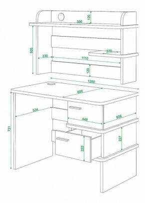 Стол компьютерный Домино нельсон СД-15 в Салехарде - salekhard.mebel24.online | фото 3