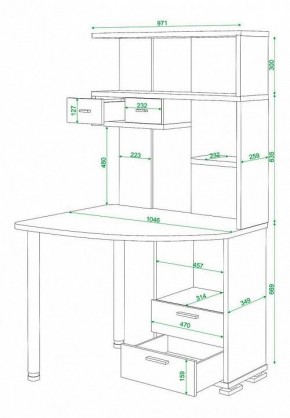 Стол компьютерный Домино нельсон СК-20 в Салехарде - salekhard.mebel24.online | фото 5