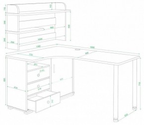 Стол компьютерный Домино нельсон СР-165М в Салехарде - salekhard.mebel24.online | фото 2