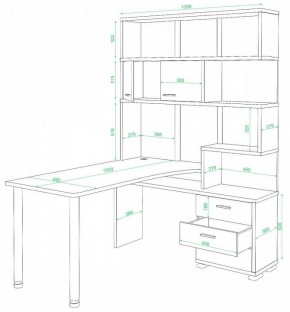Стол компьютерный Домино нельсон СР-420/150 в Салехарде - salekhard.mebel24.online | фото 2