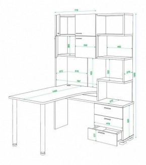 Стол компьютерный Домино нельсон СР-500М140 в Салехарде - salekhard.mebel24.online | фото 3