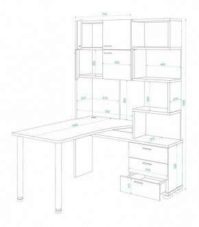 Стол компьютерный Домино нельсон СР-500М190 в Салехарде - salekhard.mebel24.online | фото 3