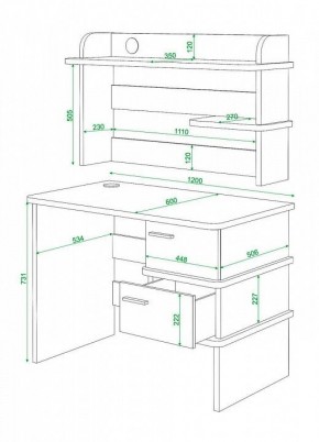 Стол компьютерный Домино СД-15 в Салехарде - salekhard.mebel24.online | фото 3