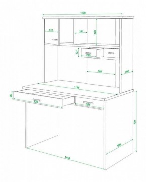 Стол компьютерный Домино СК-60 в Салехарде - salekhard.mebel24.online | фото 2