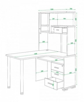 Стол компьютерный Домино СР-130 в Салехарде - salekhard.mebel24.online | фото 5