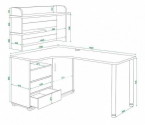 Стол компьютерный Домино СР-145М в Салехарде - salekhard.mebel24.online | фото 5