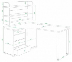 Стол компьютерный Домино СР-145М в Салехарде - salekhard.mebel24.online | фото 3