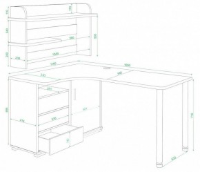 Стол компьютерный Домино СР-145М в Салехарде - salekhard.mebel24.online | фото 3