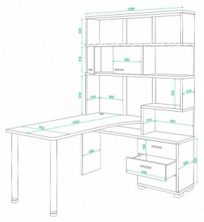 Стол компьютерный Домино СР-420/130 в Салехарде - salekhard.mebel24.online | фото 2