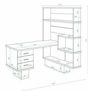 Стол компьютерный Домино СР-520 в Салехарде - salekhard.mebel24.online | фото 2