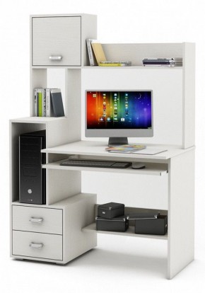 Стол компьютерный Имидж-40 (Белый) в Салехарде - salekhard.mebel24.online | фото 1