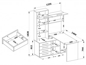 Стол компьютерный КСТ-14Л в Салехарде - salekhard.mebel24.online | фото 6