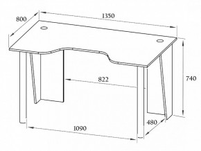 Стол компьютерный КСТ-18 в Салехарде - salekhard.mebel24.online | фото 2