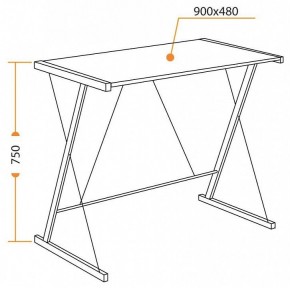 Стол компьютерный WD-09 в Салехарде - salekhard.mebel24.online | фото 6