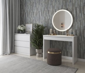 Стол косметический Энкель 100 белый в Салехарде - salekhard.mebel24.online | фото 4