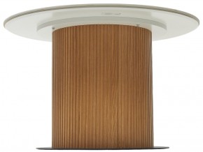 Стол MESA D120 цвет БЕЛЫЙ МРАМОР M326 / Каркас OAK, ®DISAUR в Салехарде - salekhard.mebel24.online | фото 8