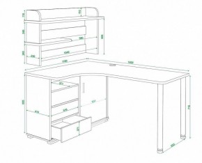 Стол письменный Домино СР-145СМ в Салехарде - salekhard.mebel24.online | фото 5