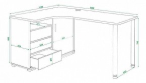 Стол письменный Домино СР-145СМ в Салехарде - salekhard.mebel24.online | фото 5