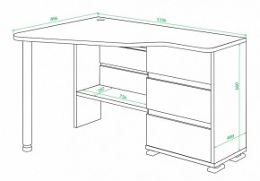 Стол письменный Домино СР-322С в Салехарде - salekhard.mebel24.online | фото 2