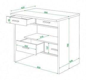 Стол письменный Живой дизайн СК-12 в Салехарде - salekhard.mebel24.online | фото 2