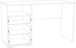 Стол письменный НМ 041.40 "Банни" (Бисквит) в Салехарде - salekhard.mebel24.online | фото 5