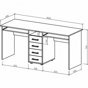 Стол письменный Остин в Салехарде - salekhard.mebel24.online | фото 3