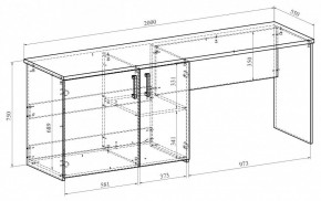 Стол письменный Виктория ВИ-13 в Салехарде - salekhard.mebel24.online | фото 5