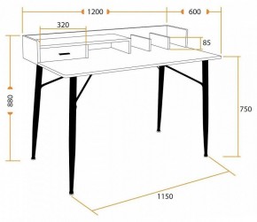 Стол письменный WD-13 в Салехарде - salekhard.mebel24.online | фото