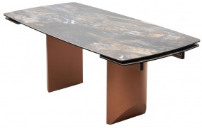 Стол ПУАНТО 200 TITANIUM LAWA NERO, керамика / МЕДЬ каркас М-City в Салехарде - salekhard.mebel24.online | фото 8