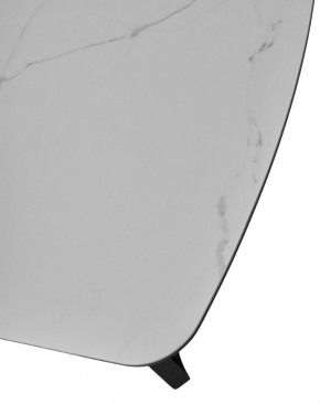 Стол RASMUS 160 TL-45 Белый мрамор, испанская керамика / черный каркас, ®DISAUR в Салехарде - salekhard.mebel24.online | фото 6