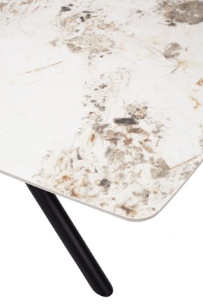 Стол RIVOLI 140 GLOSS LUXURY PANDORA SOLID CERAMIC / BLACK, ®DISAUR в Салехарде - salekhard.mebel24.online | фото 8