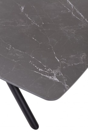 Стол RIVOLI 140 MATT BLACK MARBLE SOLID CERAMIC / BLACK, ®DISAUR в Салехарде - salekhard.mebel24.online | фото 10