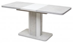 Стол STORK 120 Белый бетон/ Белый М-City в Салехарде - salekhard.mebel24.online | фото 1