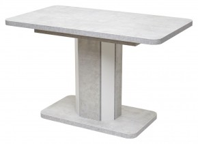 Стол STORK 120 Белый бетон/ Белый М-City в Салехарде - salekhard.mebel24.online | фото 2