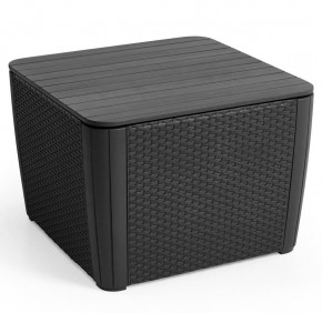 Стол-сундук Лузон Плюс (Luzon Plus Flat Wicker), графит в Салехарде - salekhard.mebel24.online | фото 3
