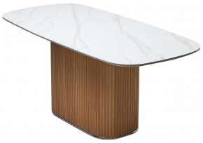 Стол TAMPA 180 цвет БЕЛЫЙ МРАМОР M326, керамика / Каркас OAK, ®DISAUR в Салехарде - salekhard.mebel24.online | фото 7