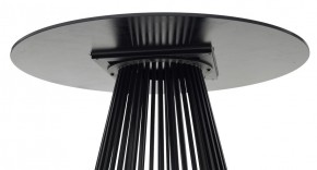 Стол TERNI 120 MATT BLACK MARBLE SOLID CERAMIC Черный мрамор матовый, керамика /Черн.каркас, ®DISAUR в Салехарде - salekhard.mebel24.online | фото 6