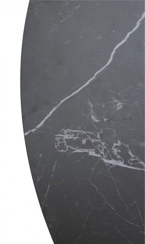 Стол TERNI 120 MATT BLACK MARBLE SOLID CERAMIC Черный мрамор матовый, керамика /Черн.каркас, ®DISAUR в Салехарде - salekhard.mebel24.online | фото 9
