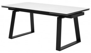 Стол VASTO 180 MARBLES KL-99 Белый мрамор матовый, итальянская керамика/ черный каркас, ®DISAUR в Салехарде - salekhard.mebel24.online | фото