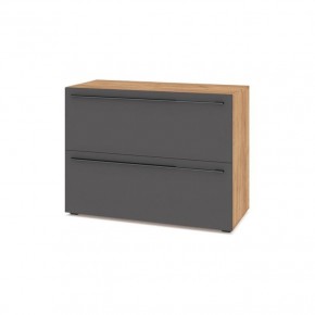 СТОУН С81 Комод (золотой дуб/графит) в Салехарде - salekhard.mebel24.online | фото