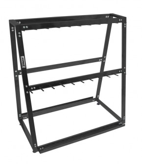 Стойка лыжная двухсторонняя на 20 пар цв. черный SystemX в Салехарде - salekhard.mebel24.online | фото