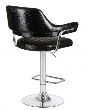 Стул барный DOBRIN CHARLY, чёрный крокодил в Салехарде - salekhard.mebel24.online | фото 4