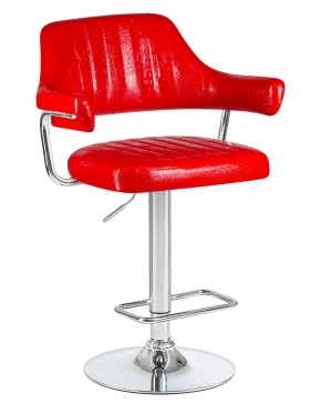 Стул барный DOBRIN CHARLY, красный крокодил в Салехарде - salekhard.mebel24.online | фото 2