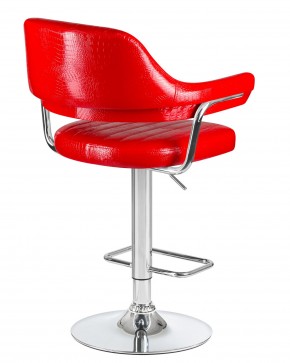 Стул барный DOBRIN CHARLY, красный крокодил в Салехарде - salekhard.mebel24.online | фото 4