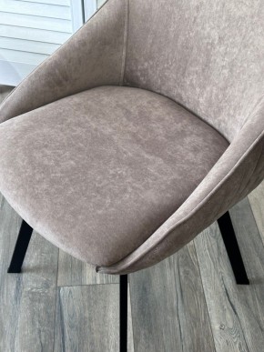 Стул CASA, 360 град. поворот. B5 Капучино, велюр / черный каркас,М-City в Салехарде - salekhard.mebel24.online | фото 3